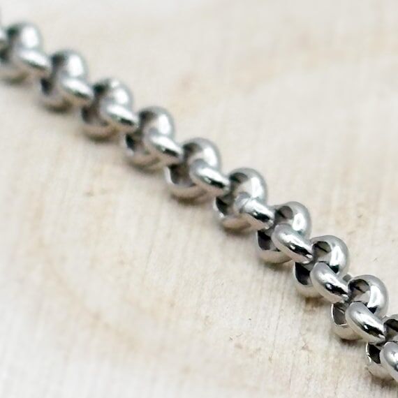 2mm Rolo Shiny Stainless Steel Chain For Neck...