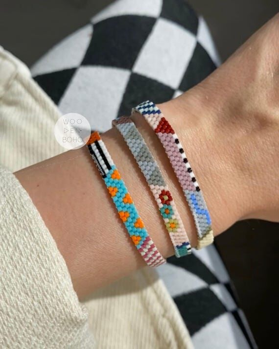 AGATHA Miyuki Glass Beaded Wrap Bracelet, Mul...