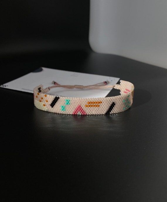 ALA Baby Pink Miyuki Beaded Bracelet, Minimal...