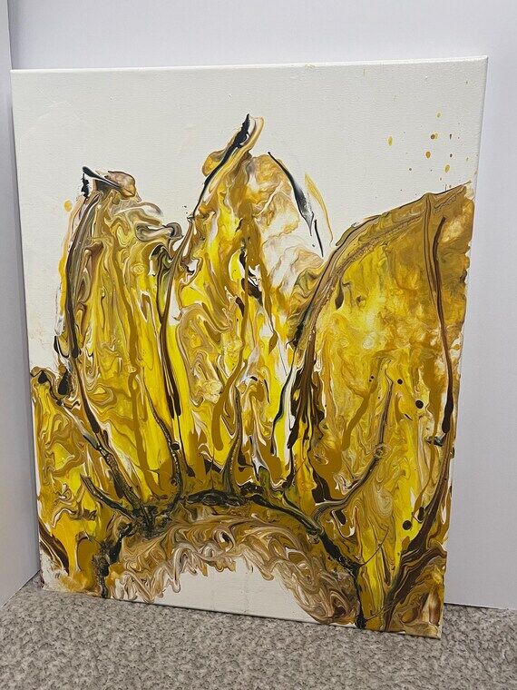 Sunflower Painting Wall Decor...