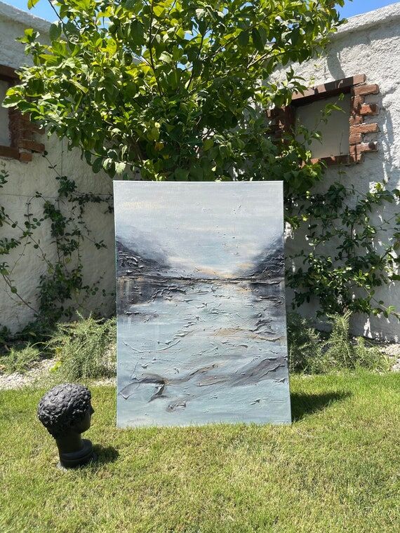 Original Art Free Birds Painting on Canvas Wa...