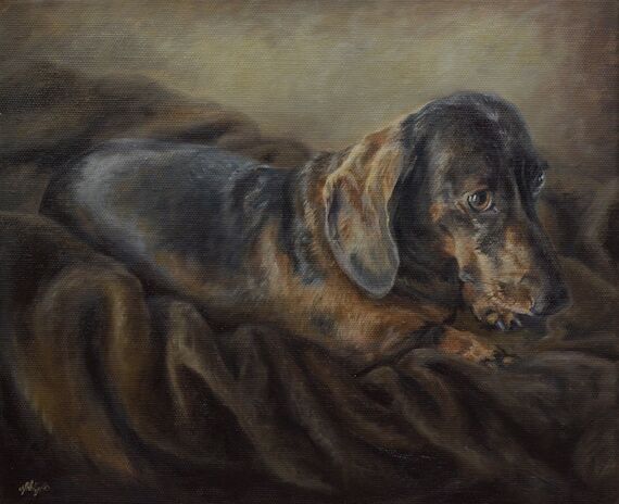Pet Painting, Dog portrait, Pet portrait, cus...