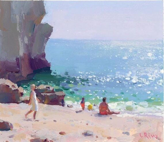 seascape commission painting remainder paymen...