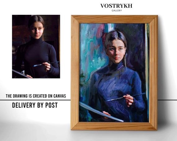 Commission Oil Portrait Painting From Photo o...