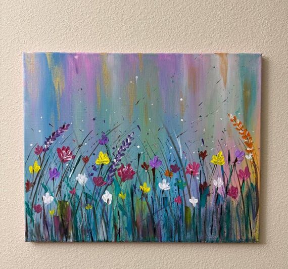 20"x16" inch acrylic paintings of v...