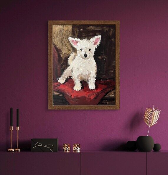 Custom Pet Portrait, Original Oil Painting, V...