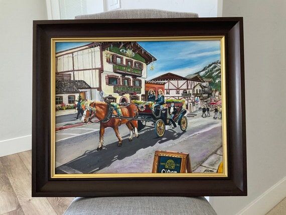 Leavenworth Spring Season - Original Acrylic ...