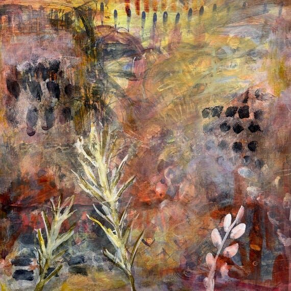 Original Mixed Media Seascape Painting #1 on ...