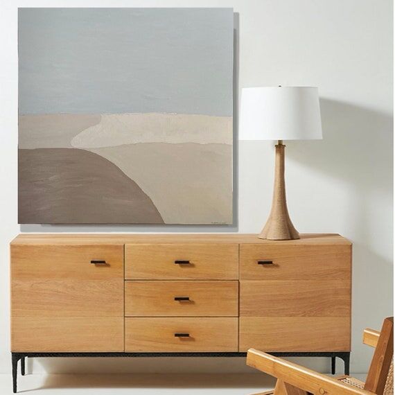 Bold thick layers of Creams|Taupe|LiteBlue. O...