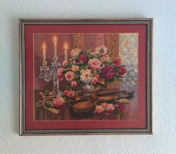 Embroidered Painting "Romantic Floral&qu...