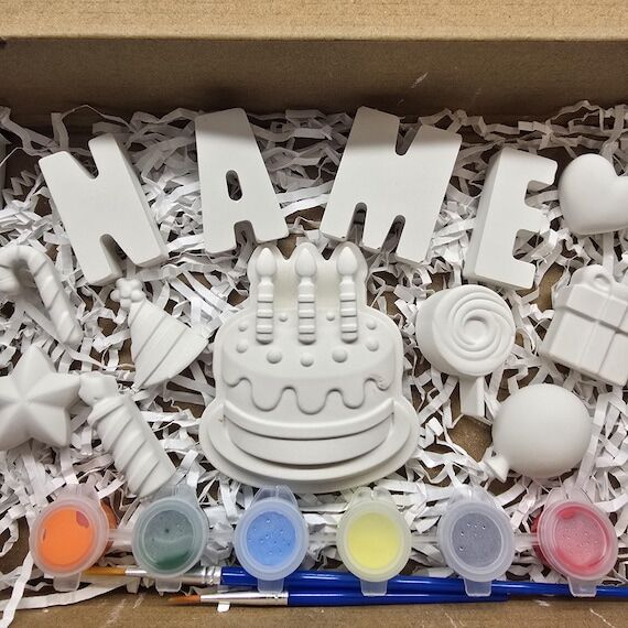 Personalized Paint Your Own Plaster Kit for K...