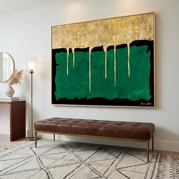 Artwork 'Golden Crown' | Minimalism art on ca...
