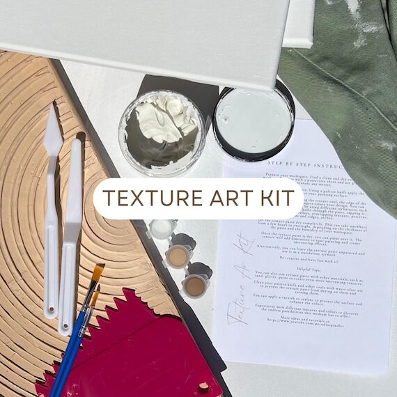 DIY Textured Wall Art Kit, Complete Beginner ...
