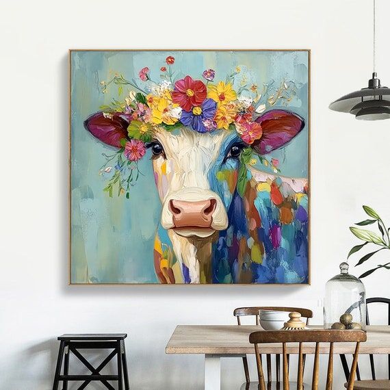 DUTY-FREE! Hand-Painted Abstract Heavy Oil P...