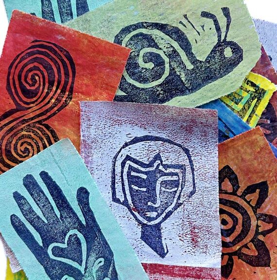 Mini Scrap Pack - 20 PIECES - Small Handmade ...