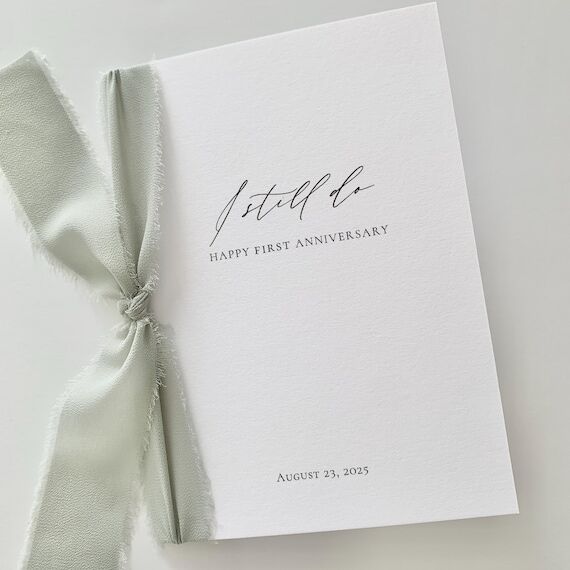 Anniversary Card | Husband/Wife Gift | First ...