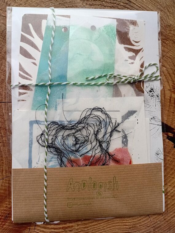 Collage Kit for Adults – Handmade Lino & Ge...