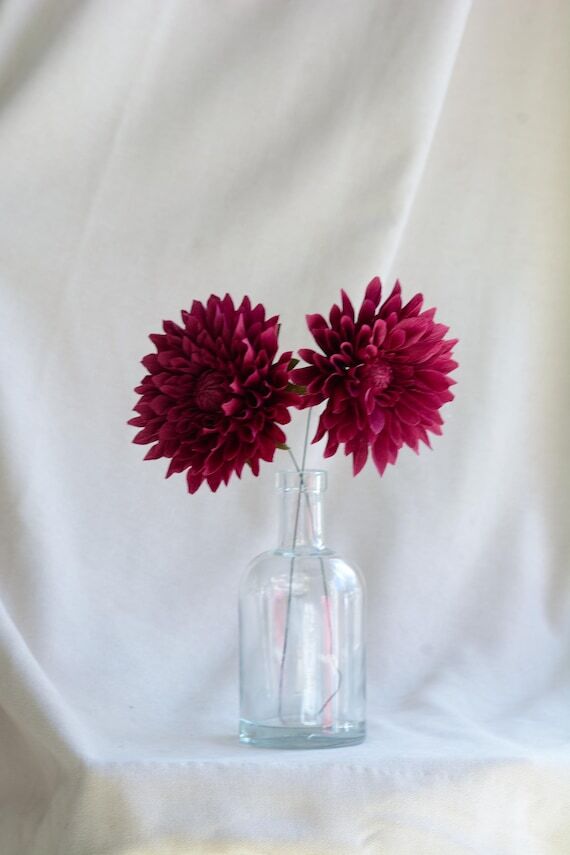 Handmade paper dahlia – Realistic decorativ...