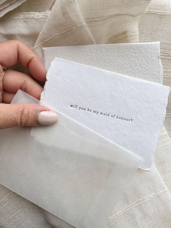 Will You Be My Maid of Honour/ Maid of Honor ...