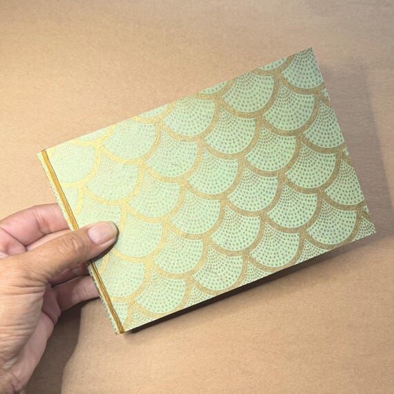 Mermaid Scales Mini Photo Album: Sea Foam Gre...