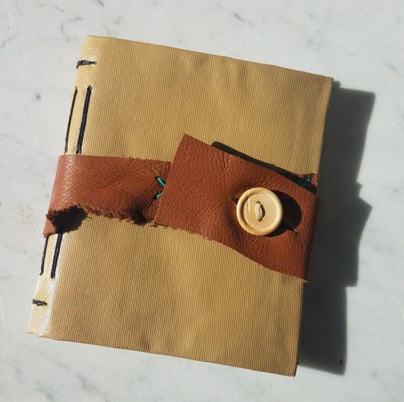 4.75x5.5 in. Long Stitch Vinyl Cover Journal ...