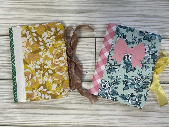 Altered Mini Notebook - Garden Party...