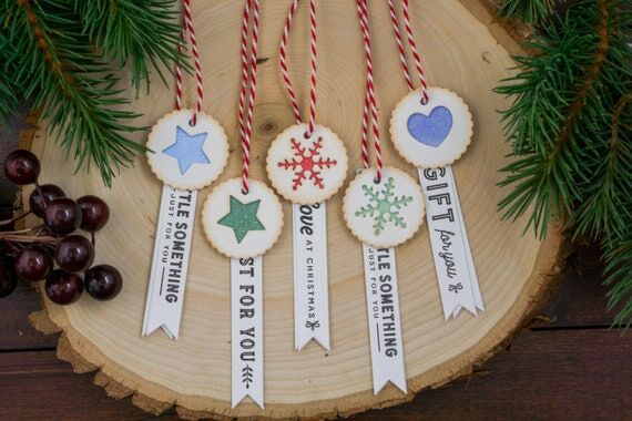Holiday Cookie Gift Tags for Christmas Packag...