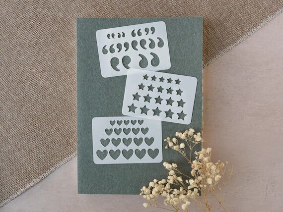 Reading Journal Stencil | 5 Star Rating, Quot...