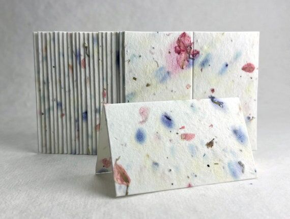 Flower Seed Paper Folding Table Card - Place ...