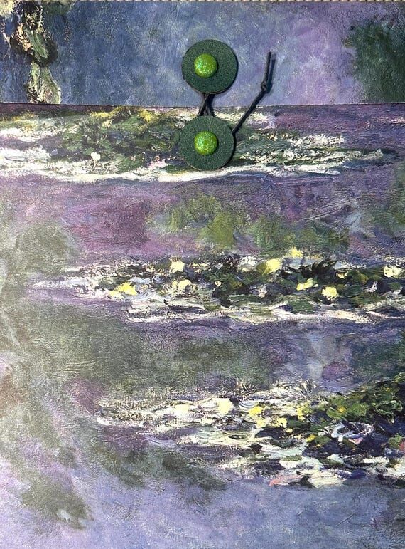 Five blue Monet Lily pond pattern 9 (No Social Media) 12 docu...
