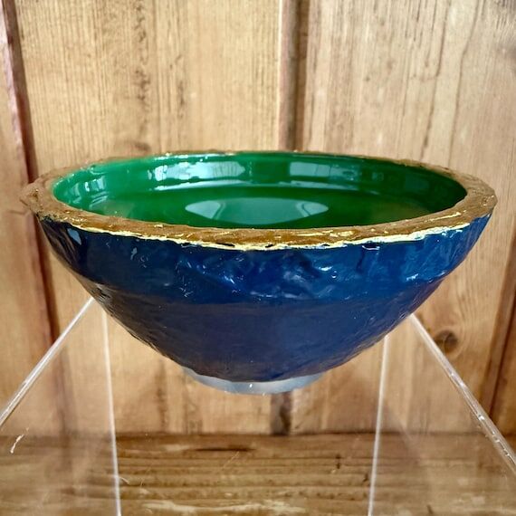 FOLLY: Small Paper Mache Small Bowl on Acryl...