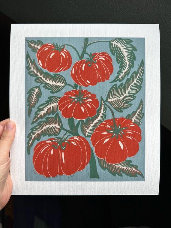 Tomatoes Giclée Print on Fine Art Paper...