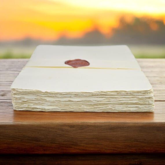 8.5x11" 100% Cotton 90GSM, Ivory Off-Whi...