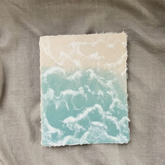Wave Paper - Handmade Paper - Various size - ...
