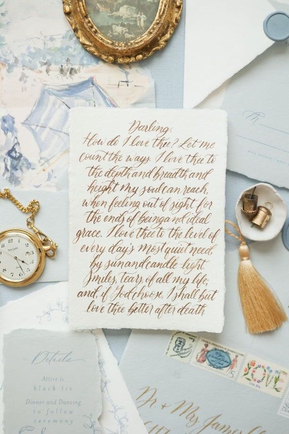Custom Handwritten Calligraphy Page on Handma...