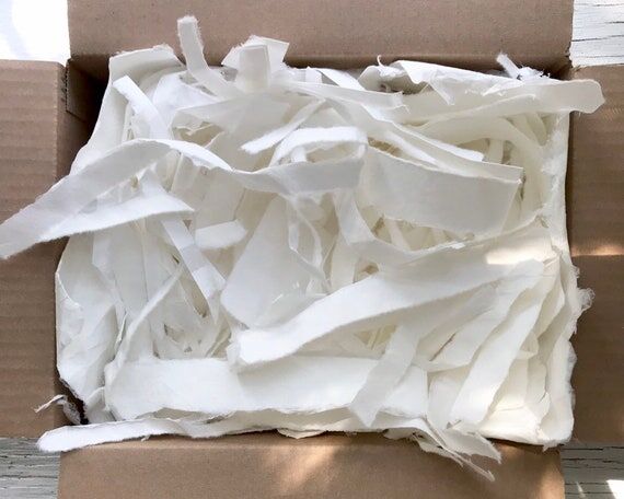 Handmade Cotton Paper Scraps: Upcycled Fiber ...