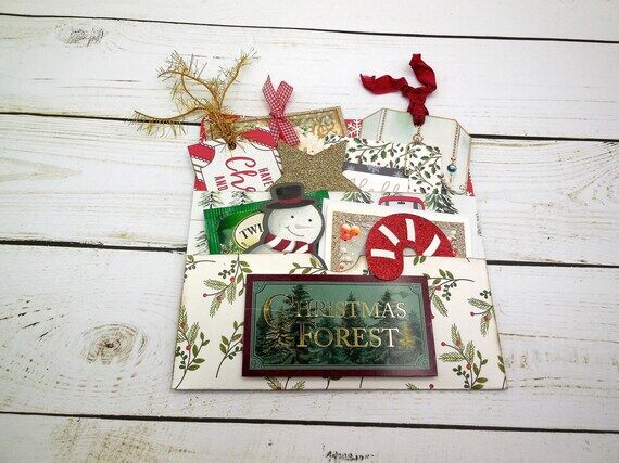 Handmade Ephemera Folder: Christmas Die Cuts ...