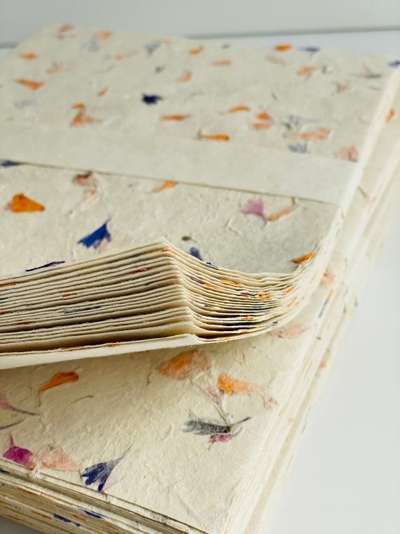 Petal Cornflower / Marigold Mix Handmade pape...