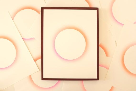 New Moon Poster | 2 color Risograph print | 8...