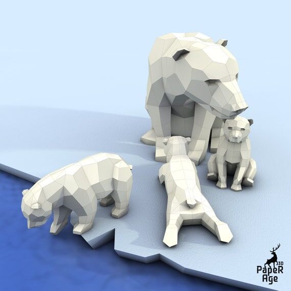 Polar Bear, little bear, Polar Bear, Papercra...