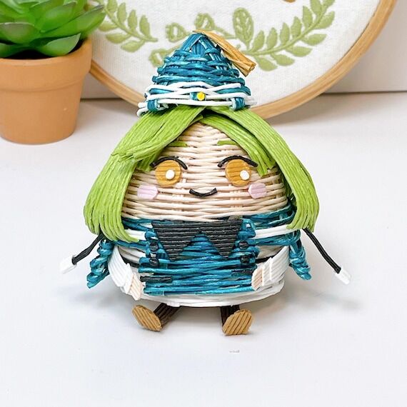 Coco Witch Hat Atelier handmade paper toy fig...