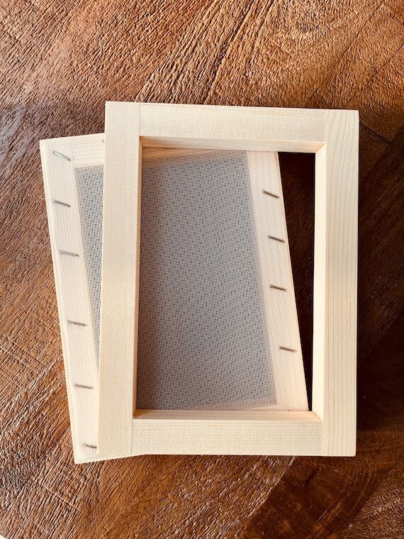 Papermaking Kit Mould and Deckle Set for Hand...