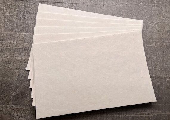 Bleached Abaca Paper Pulp Sheets, DIY Paperma...