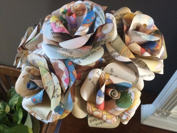 Children's Book Page Roses: Handmade Storyboo...