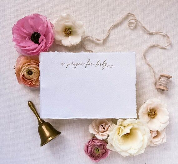 Prayer For Baby Handmade Paper Cards | baby s...