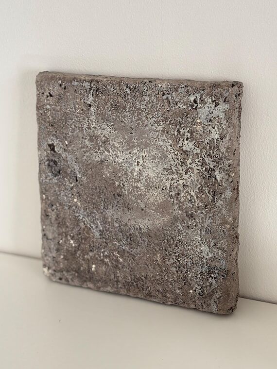 Wabi Sabi Paper Clay Canvas Textured Modern P...
