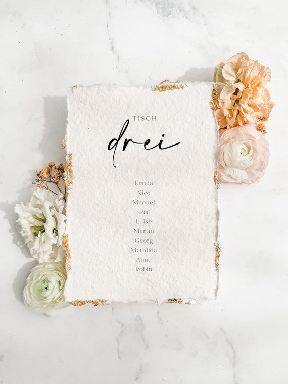 Seating plan | handmade paper | handmade pape...