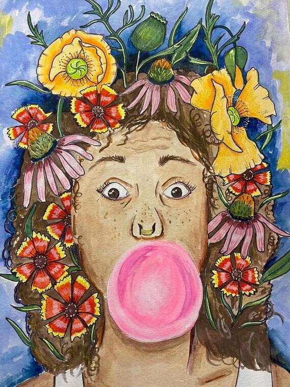 Bubble blowing...
