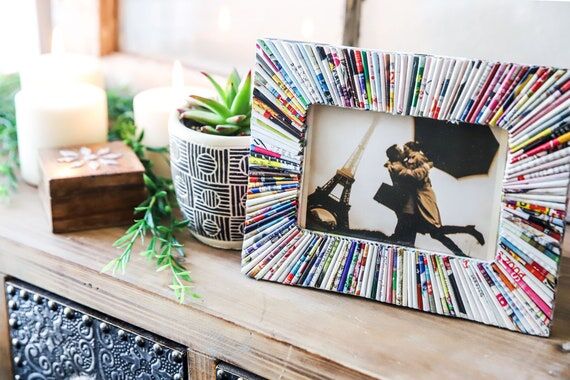 Picture Frame Handmade Decor – Unique Recyc...