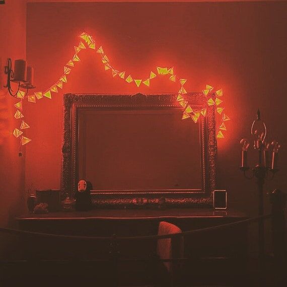 Paper Pyramid Garland of Fairy Lights - THE G...